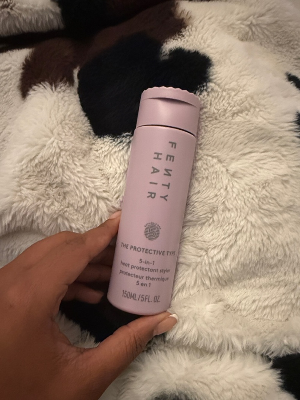 Fenty Hair Type 5-in-1 Heat Protectant Spray - Pink